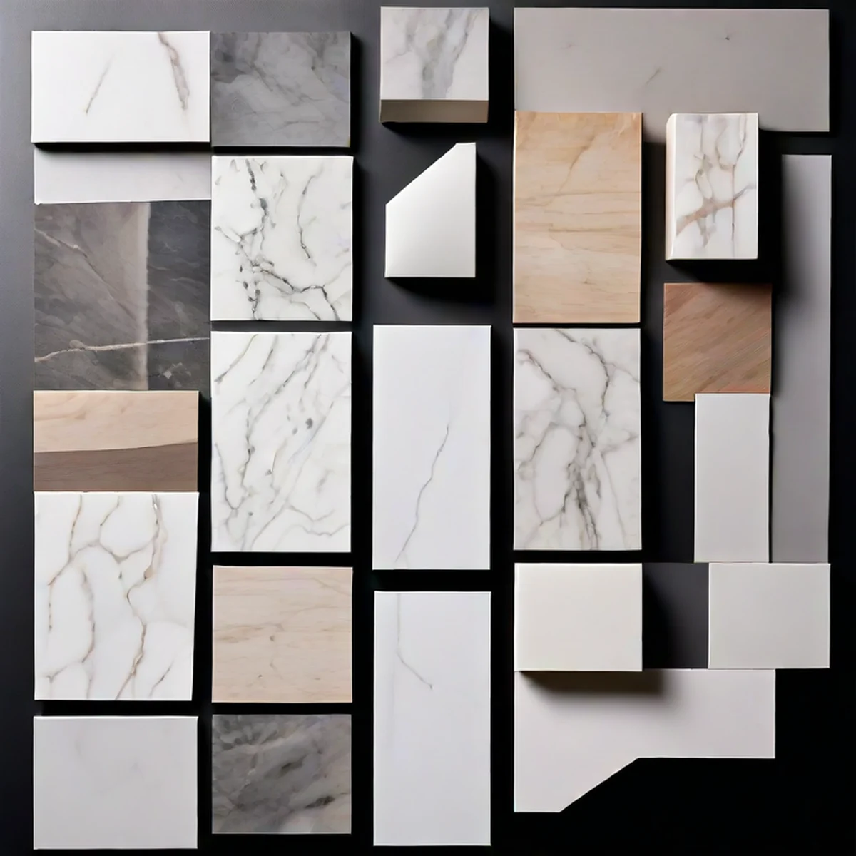 campioni di materiali di alta qualità per l'interior design