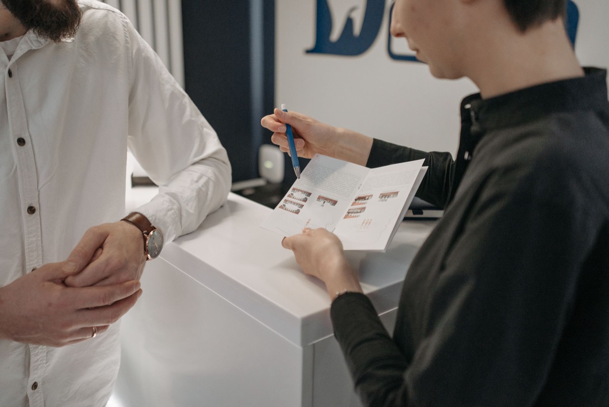 ufficio medico con area reception